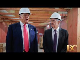 Trump visits Federal Reserve and tussles with Jerome Powell