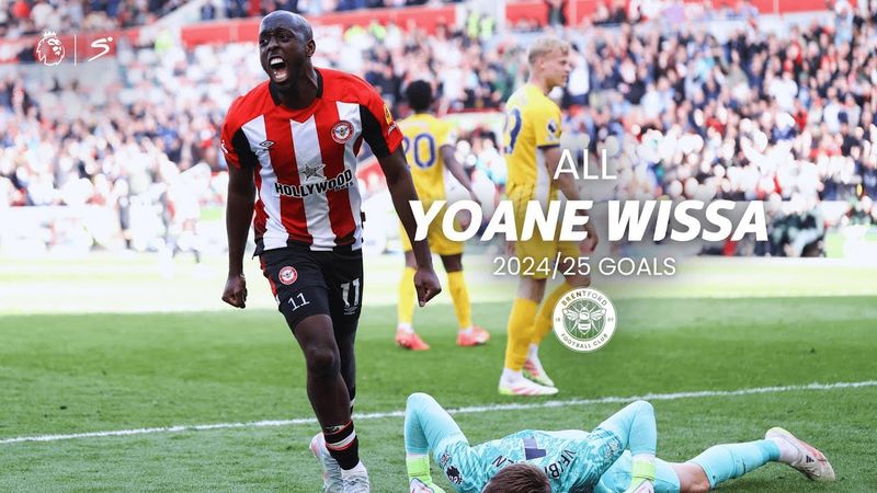 All Yoane Wissa goals Premier League 2024/25