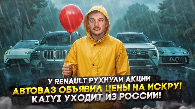 У Renault рухнули акции | Автоваз объявил цены на Искру! | KAIYI уходит из России!