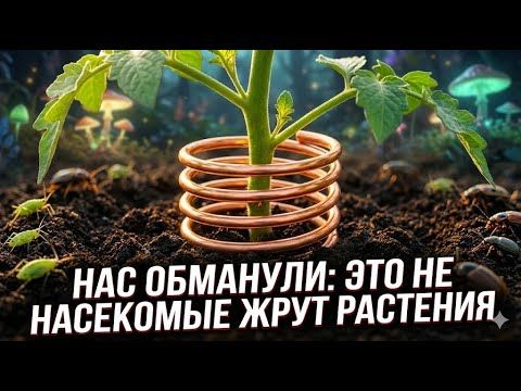 Прекратите травить растения! Один медный виток делает ваш огород невидимым для всех вредителей