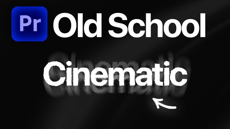 How To Make a CINEMATIC Text Effect in Premiere Pro