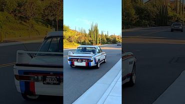 BMW E9 Batmobile Fly By! Legend From the 70s! (VOLUME UP!)