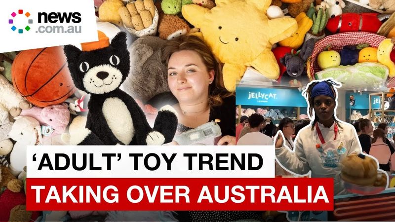 Jellycats:   ‘Adult’ toy trend taking over Australia