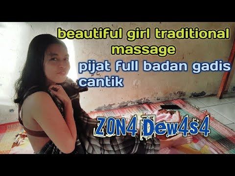 Pijat paha dan punggung cewek cantik