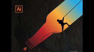 Adobe Illustrator CC Tutorial  - How to Make a Beautiful Landscape Design