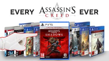 Unboxing Every Assassin's Creed + Shadows (2007-2025)