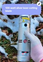 100-watt silver laser cutting blade#tiktok #laser #laserigniter #diy ...