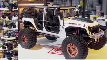 INCREDIBLE UNIQUE COLLECTION 1/10 SCALE JEEP WRANGLER RUBICON //SEMA SHOW // RC CRAWLER OFF-ROAD 4X4