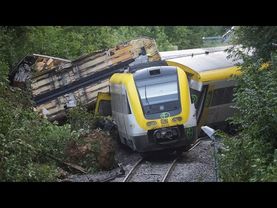 Landslide caused deadly train crash in Biberach, German police say