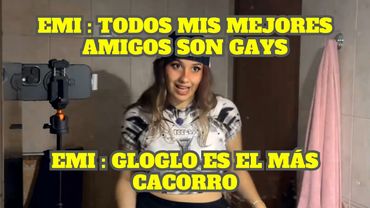EMIKUKIS QUEMA A GLOGLO Y DICE QUE SIEMPRE SE RODEA DE GAYS