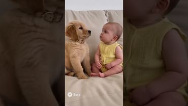 The tension in this conversation… I can’t 😭😂 | babies&barks