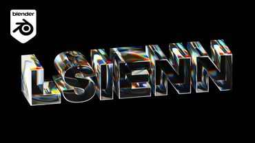 Glass Dispersion Text in Blender | Blender Tutorial