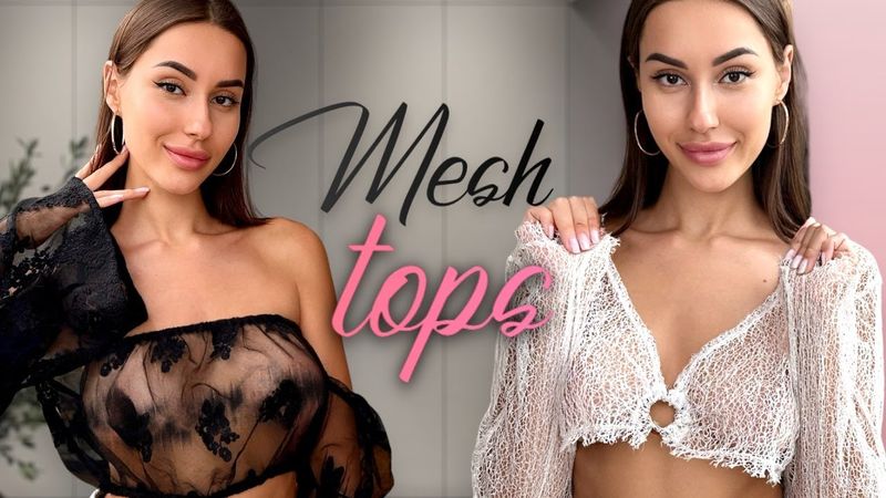 [4K] Carla Marini’s Transparent Fashion Haul: Trendy Outfits and Styling Tips