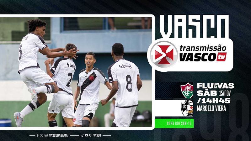 FINAL AO VIVO | FLUMINENSE x VASCO DA GAMA | COPA RIO SUB15 (VOLTA)