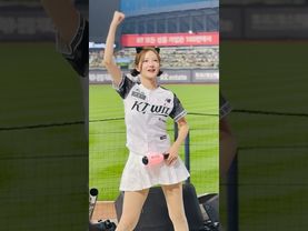 헤어스탈 귀여워요 #김해리 #김해리치어리더#ktwiz #kt위즈 #kt위즈치어리더