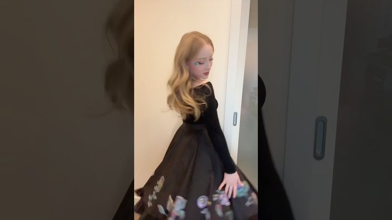 как вам результат?🪻образ с сухоцветами #аутфит #стиль #цветы