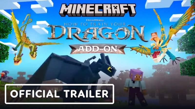 Minecraft - Official How to Train Your Dragon Add-On Trailer