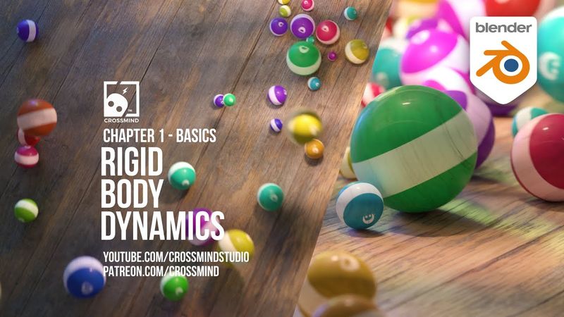 Blender Physics Tutorial - Rigid Body Simulations - Chapter 1