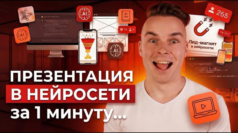 НЕЙРОСЕТЬ ДЛЯ ПРЕЗЕНТАЦИЙ. ЭТО ФАНТАСТИКА!