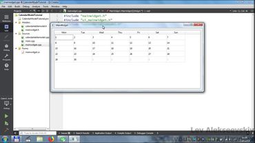 Qt - Применение пользовательских моделей 4 (Модель без данных)