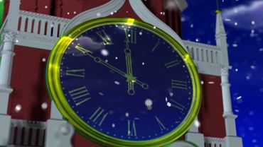 ФУТАЖ Кремлёвские куранты - FOOTAGE Kremlin chimes