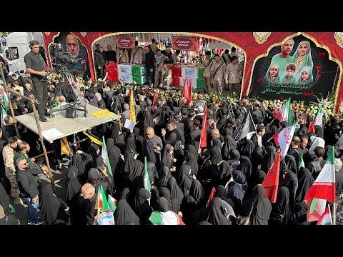 Iran holds state funeral for military leaders and nuclear scientists killed in Israel conflict