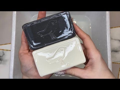 ASMR 🪵🌲Tar and Coniferous soap | АСМР 🪵🌲Мыление Дегтярного и Хвойного мыла
