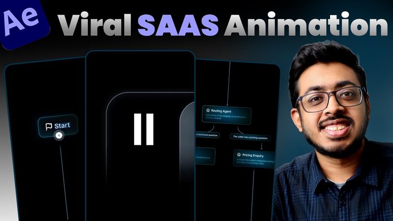 Animate VIRAL SAAS Animation in After Effects 2026