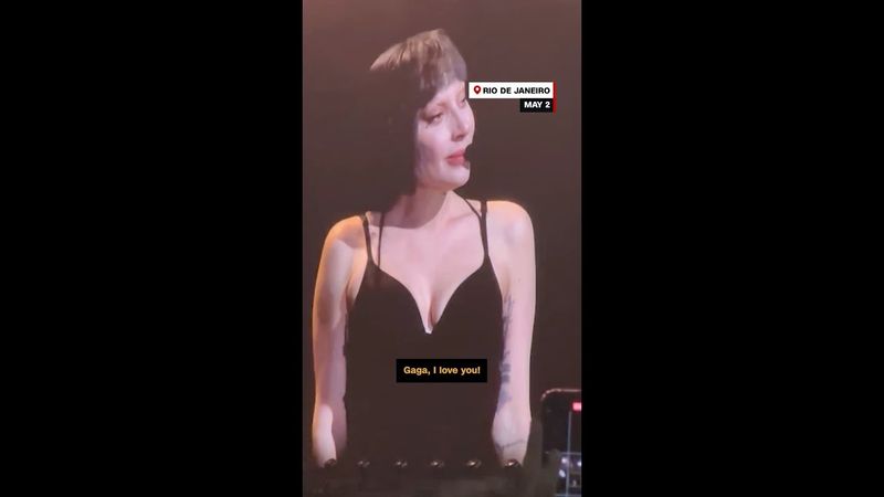 Gaga surprises fans with rehearsal