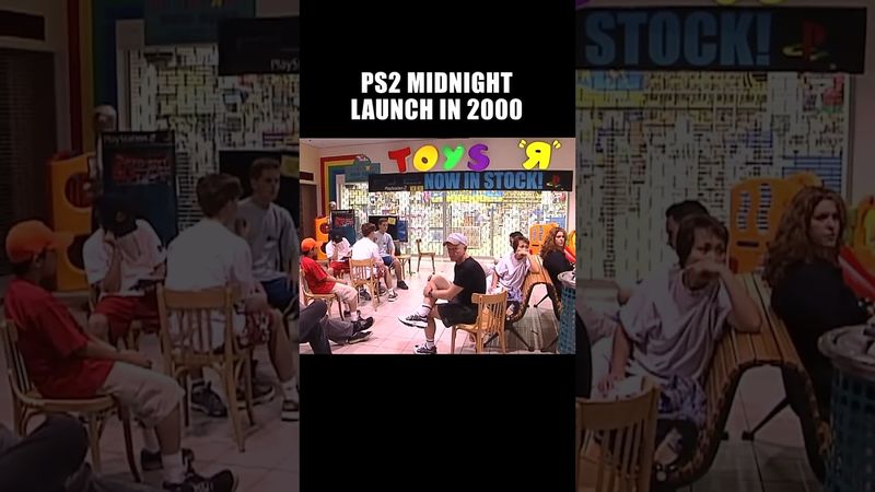 PS2 Midnight Launch in 2000 | #ps2 #playstation #2000s #nostalgia #shorts