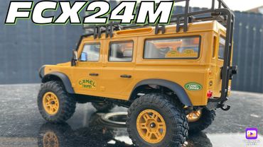 FMS FCX24m Land Rover Defender 110 🏁🏁 New Paint job