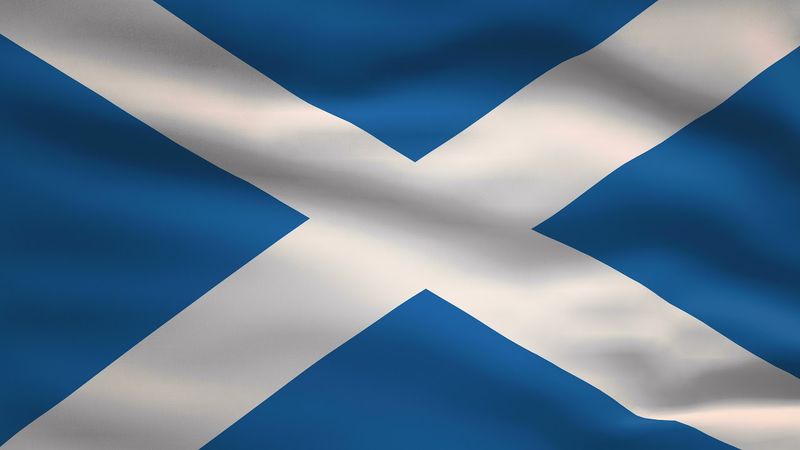 Scotland Country Flag Animation | 4k | Flags of the World