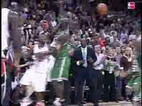 Ray Allen with the amazing buzzer-beater three for the win!