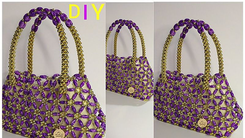 BEAD BAG TUTORIAL( BEGINNERS FRIENDLY)//CRYSTAL BAG//SUNFLOWER BAG//HOW TO MAKE DIY BEADED BAG /