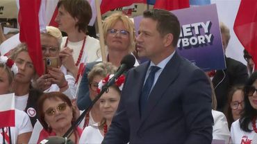 Pro-EU Warsaw Mayor Rafal Trzaskowski holds final rally ahead of presidential election | AFP