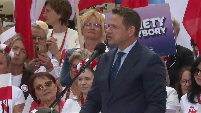 Pro-EU Warsaw Mayor Rafal Trzaskowski holds final rally ahead of presidential election | AFP