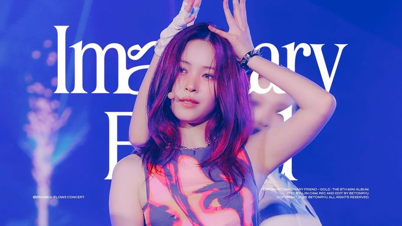 [4K] 250426 ITZY RYUJIN 류진 Imaginary Friend Fancam 직캠 @K-Flow 3 Concert