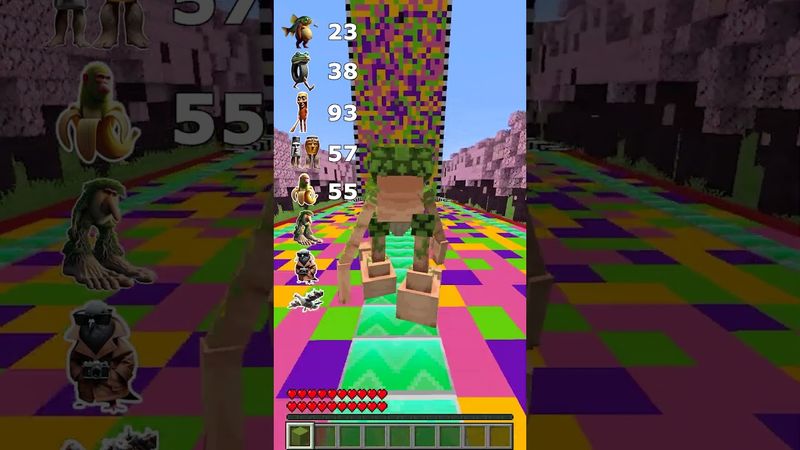 Who is stronger? Hight Jump VS Italian Brainrot Mobs! Help TUNG TUNG TUNG SAHUR jump higher!