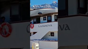 Požar na turističkom brodu