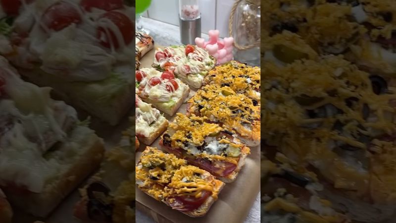 А вы чем кормите подружек?) #брускетта #рецепты #капрезе #цезарь