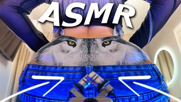 ASMR BEST SOUNDS of Jeans Back and Fabric Scratching Sounds | No Talking