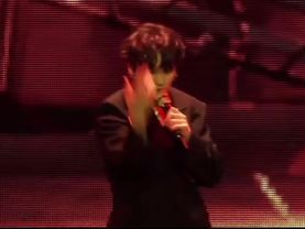 The man that you are! Jungkook performed Standing Next to you tonight...