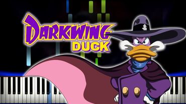 Darkwing Duck - Intro Theme Song Piano Tutorial (Sheet Music + midi)