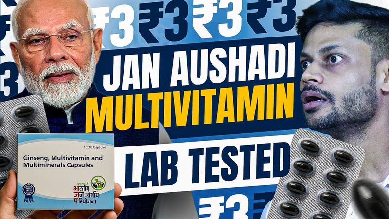 JAN AUSHADHI MULTIVITAMINS @RS 3 ONLY || LAB TESTED - PASS OR FAIL ?? #review #health #fitness