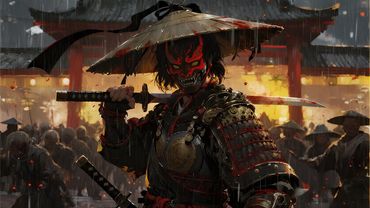 Animation épique d’arts martiaux : maître des lames en quête de justice affronte son mentor