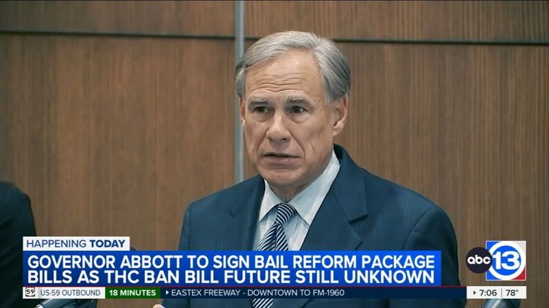 Greg Abbott to sign bail reform package bills in Houston