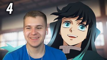 Реакция 4 серия 👺 Клинок, Рассекающий Демонов: Тренировка Хашира