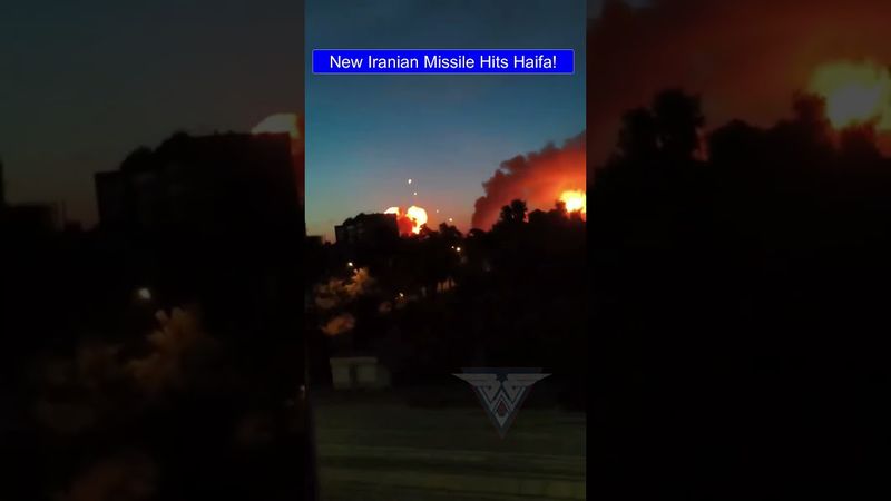 Suspected Iranian Submunition Warhead Hits Haifa