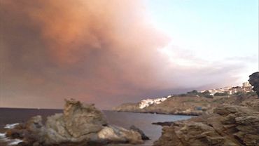 Лесные пожары охватили регионы Испании и Франции