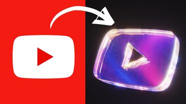 Turn ANY 2D Logo into Iridescent Glass in Blender – For Beginners!